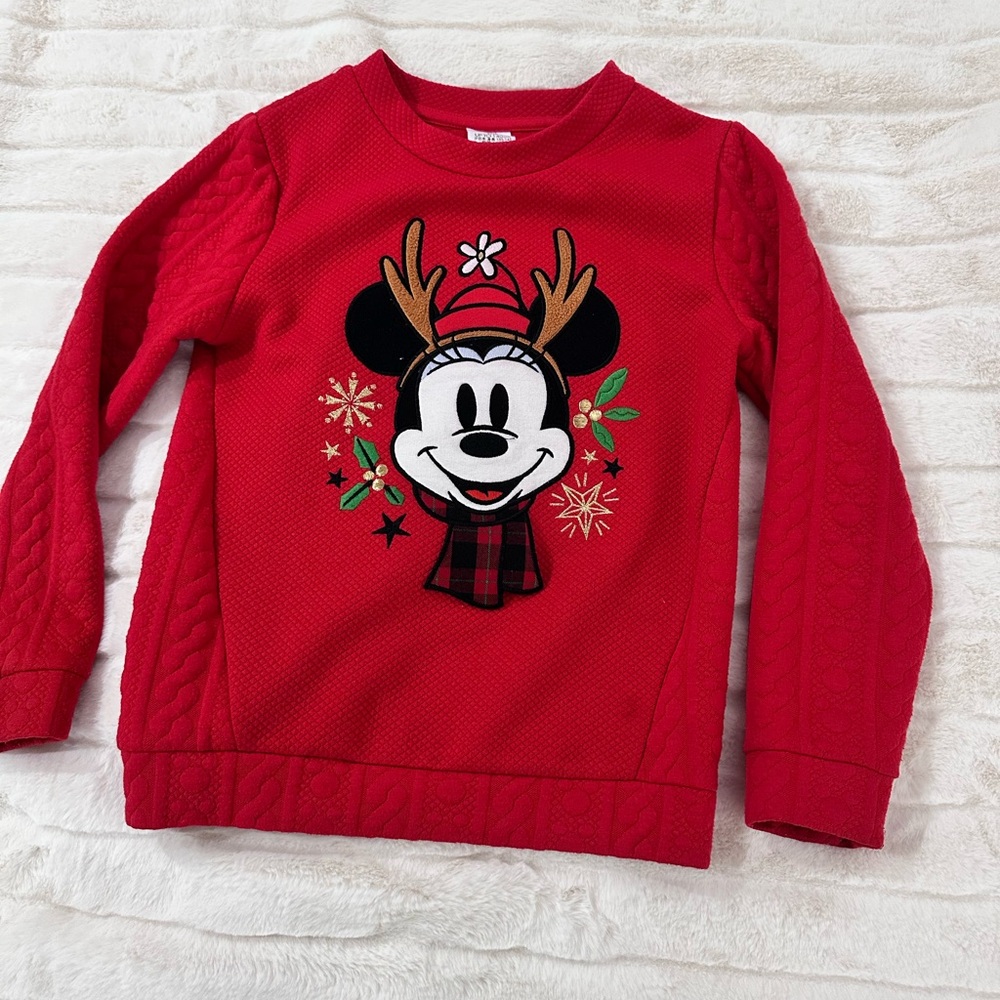 Red Disney Kids Sweatshirt